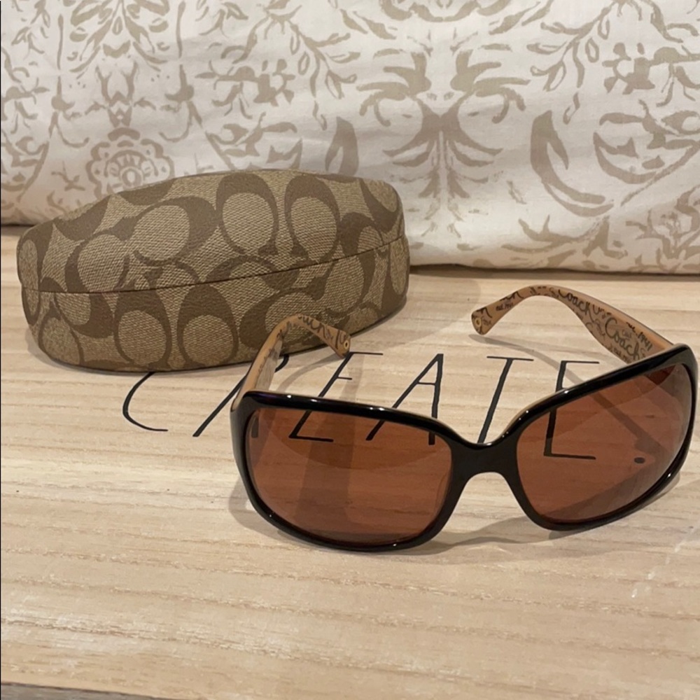 Coach Sunglasses Dark Brown